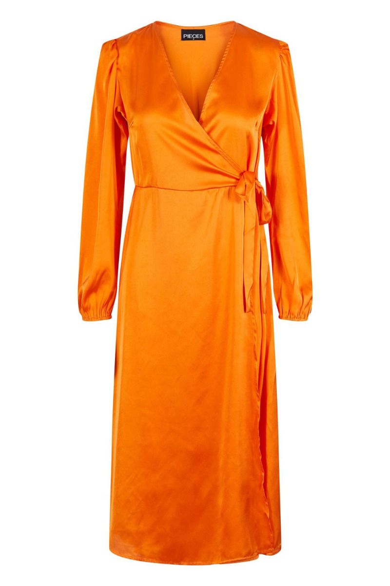 Pieces - Kjole - PC Di LS Midi Dress - Exuberance