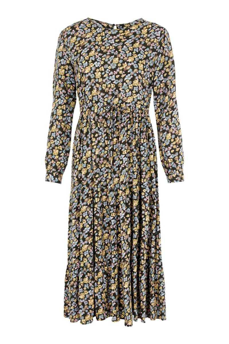 Pieces - Kjole - Ellia LS Midi Dress - Rosin