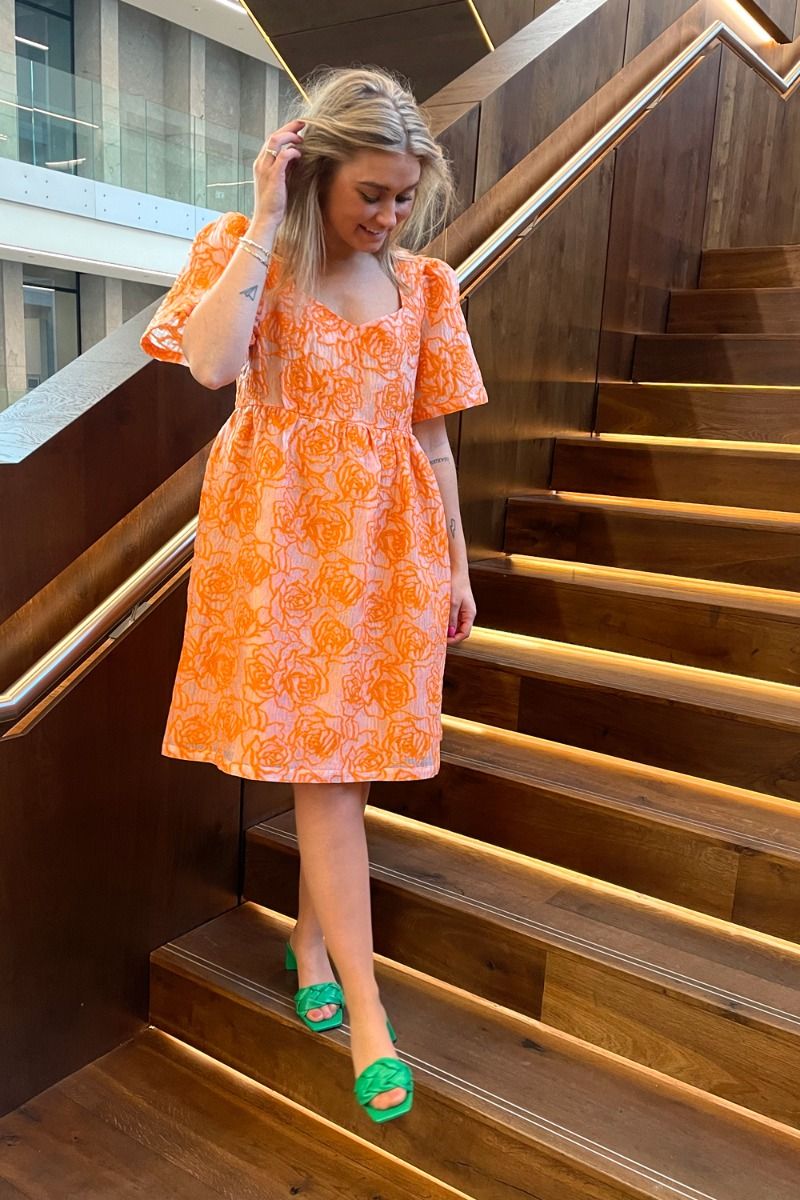 Pieces - Kjole - PC Maribelle SS Dress - Exuberance