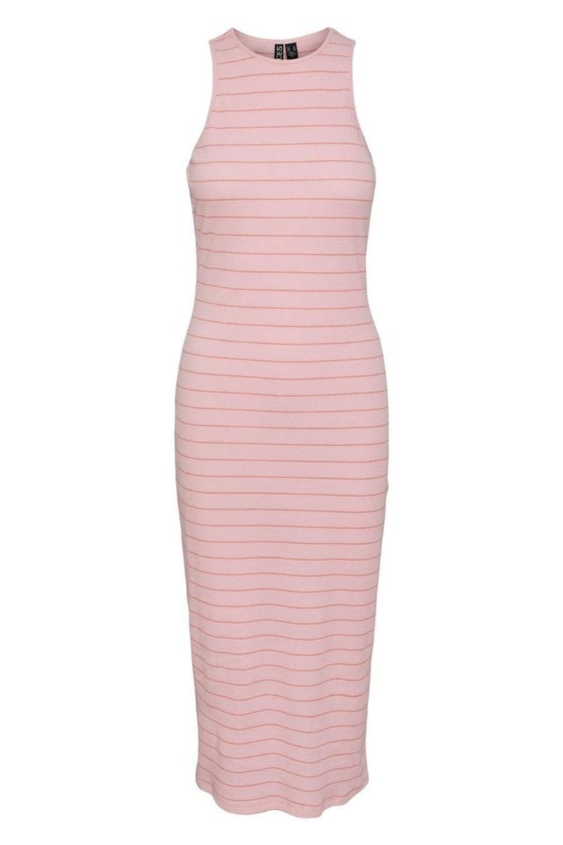 Pieces - Kjole - PC Melanie SL Long Dress - Begonia Pink