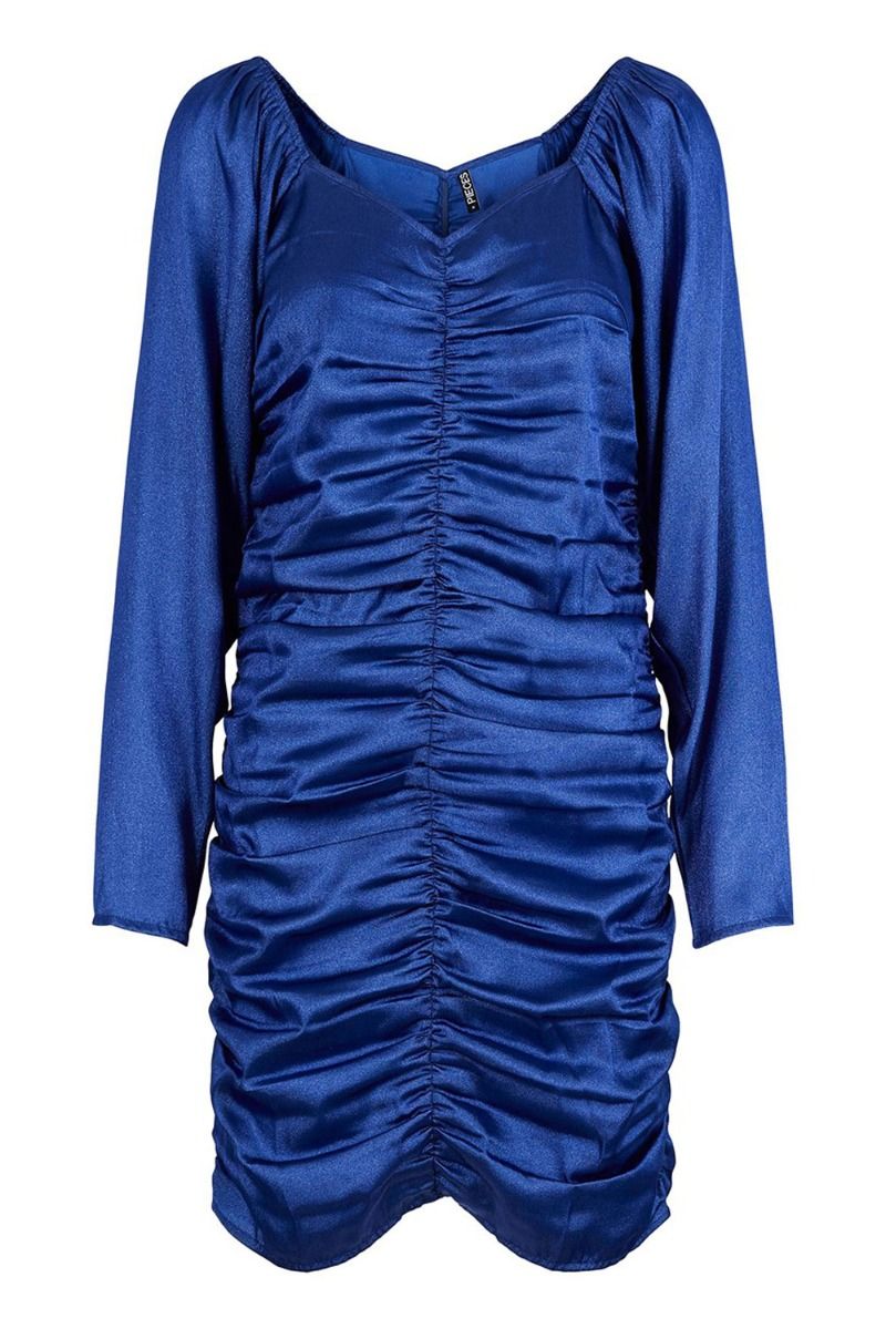 Pieces - Kjole - PC Nellia LS Dress - Deep Ultramarine