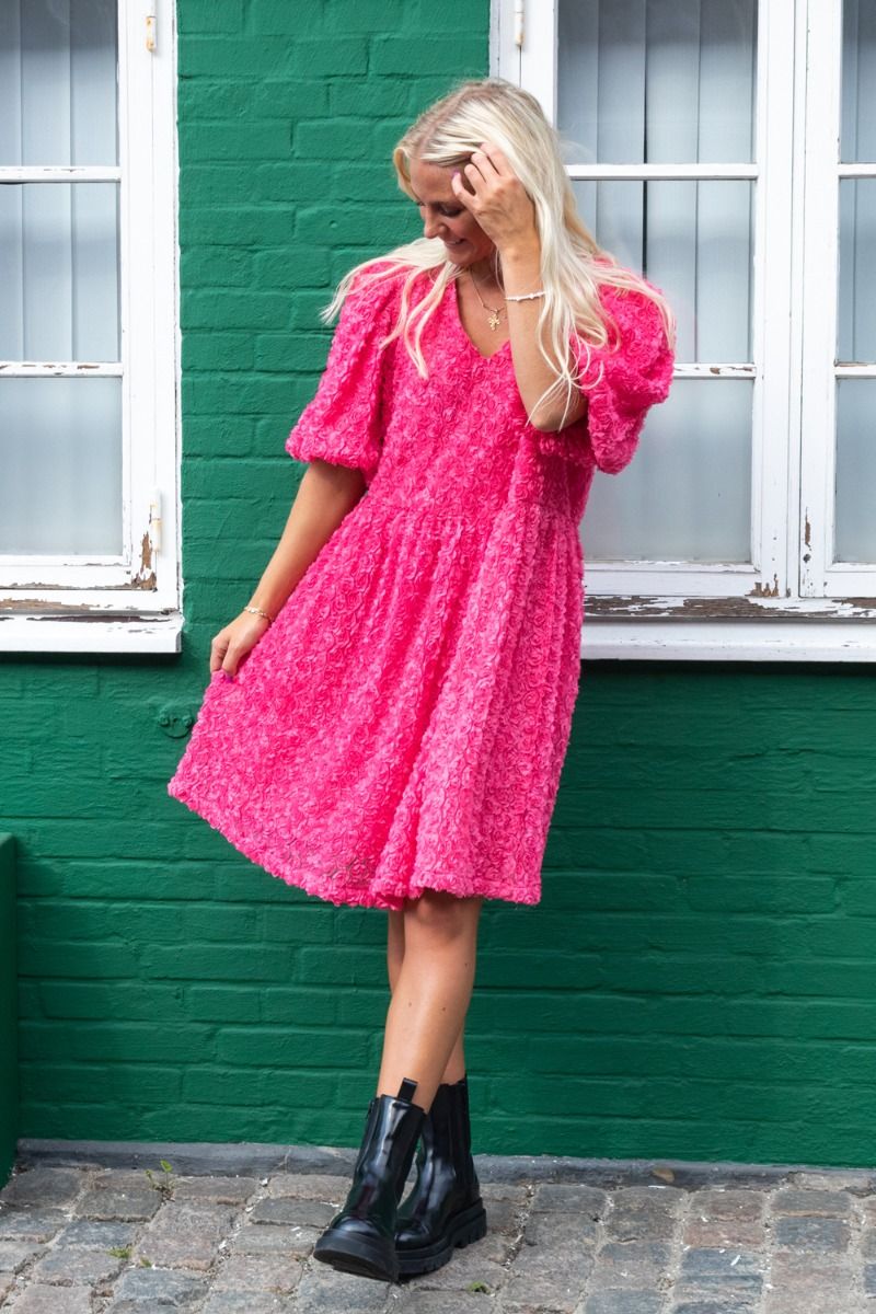 Pieces - Kjole - Nolia SS Dress - Fruit Dove 