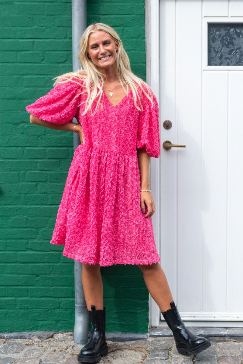 Pieces - Kjole - Nolia SS Dress - Fruit Dove 