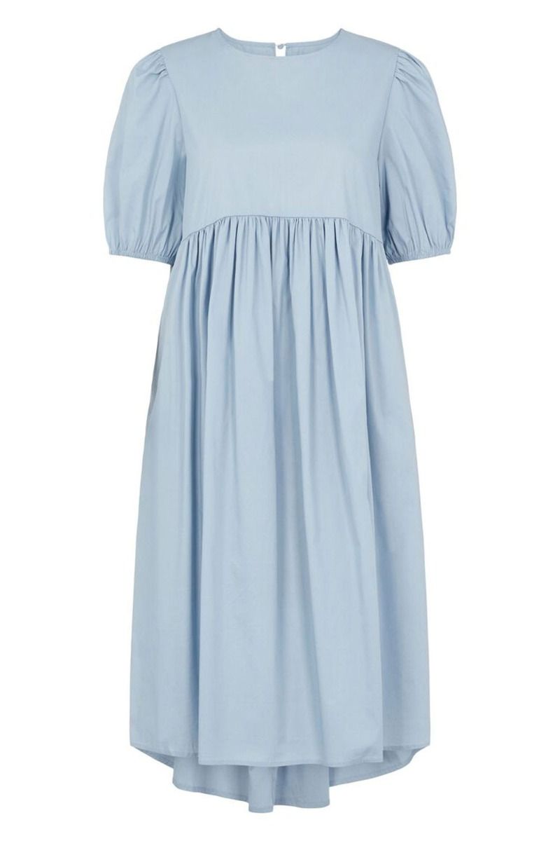 Pieces - Kjole - PC Olivia 2/4 Midi Dress - Blue Fog