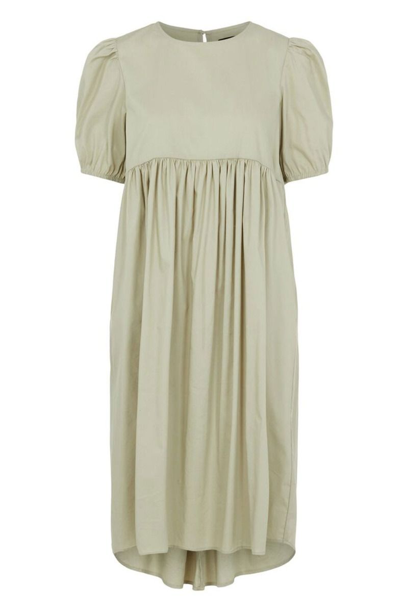 Pieces - Kjole - PC Olivia 2/4 Midi Dress - Desert Sage