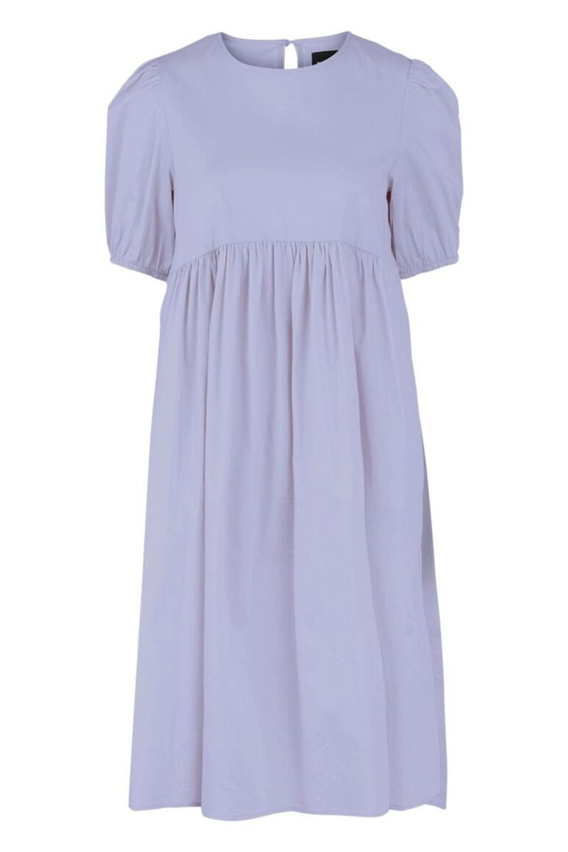 Pieces - Kjole - PC Olivia 2/4 Midi Dress - Purple Heather