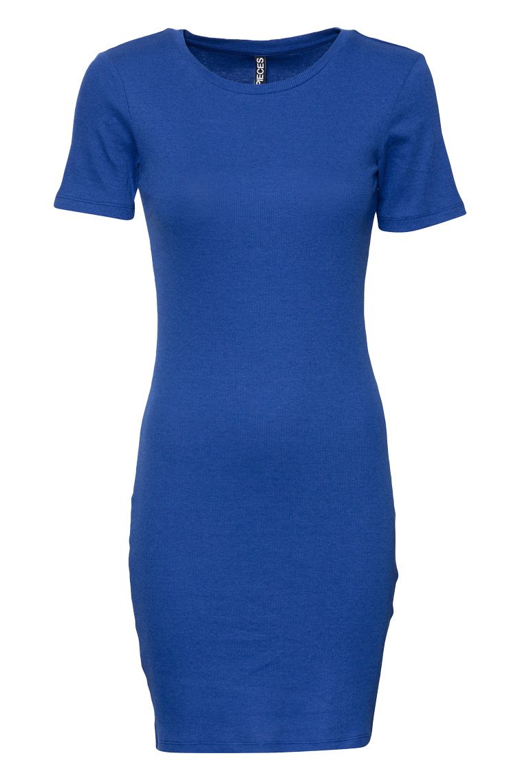 Pieces - Kjole - PC Ovena Tee Dress - Mazarine Blue