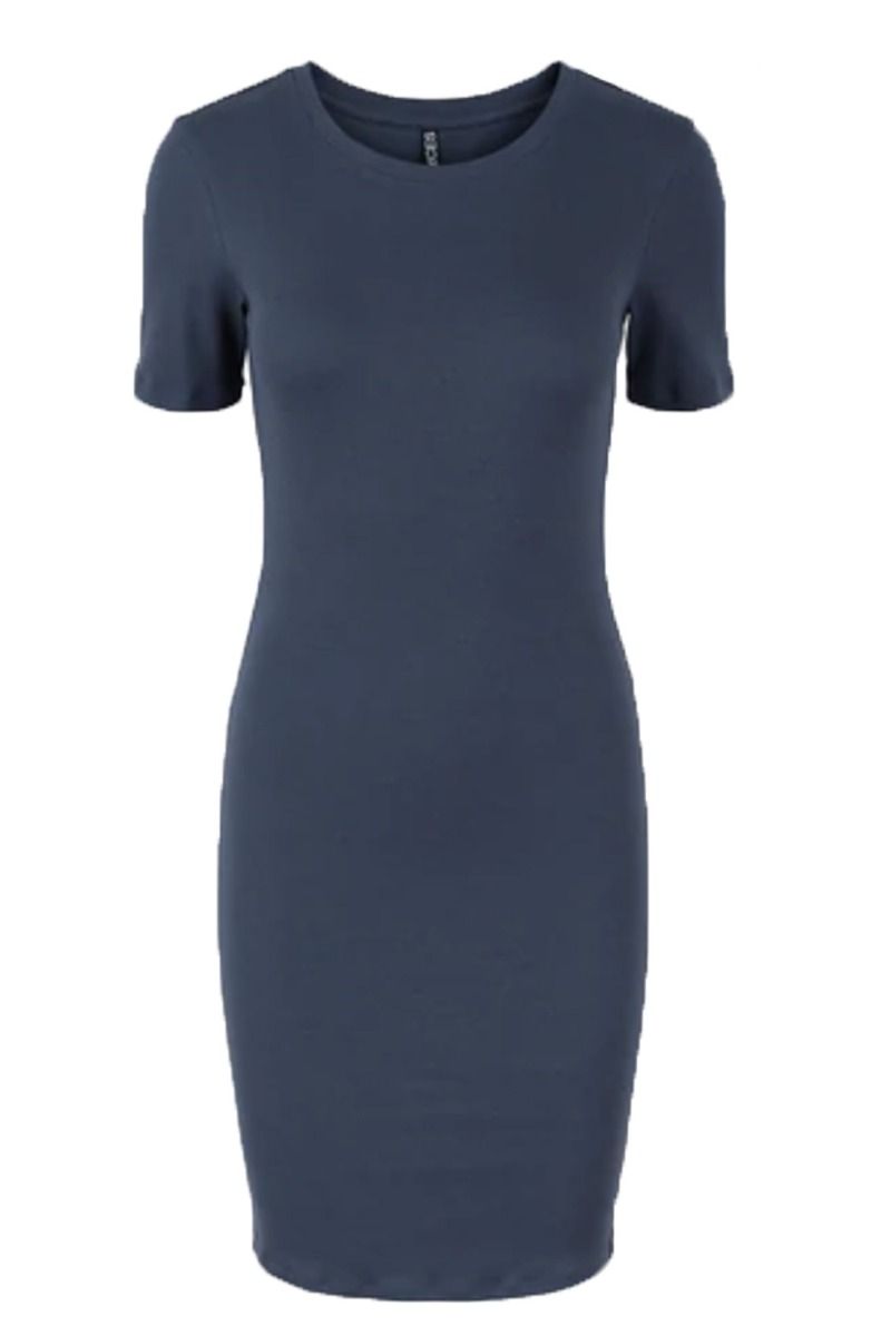 Pieces - Kjole - PC Ovena Tee Dress - Ombre Blue