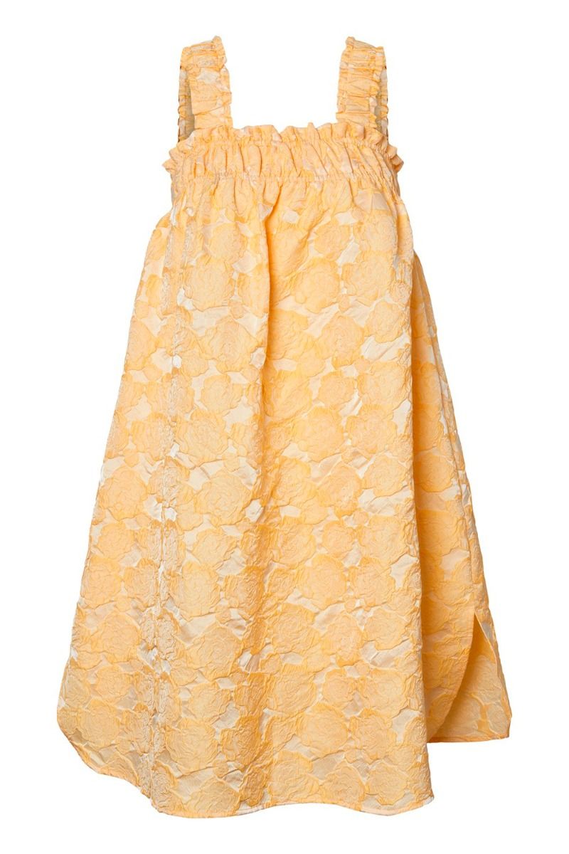 Pieces - Kjole - PC Julia Strap Dress - Mellow Yellow