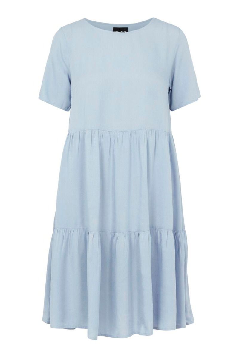 Pieces - Kjole - PC Voluma SS Dress - Kentucky Blue