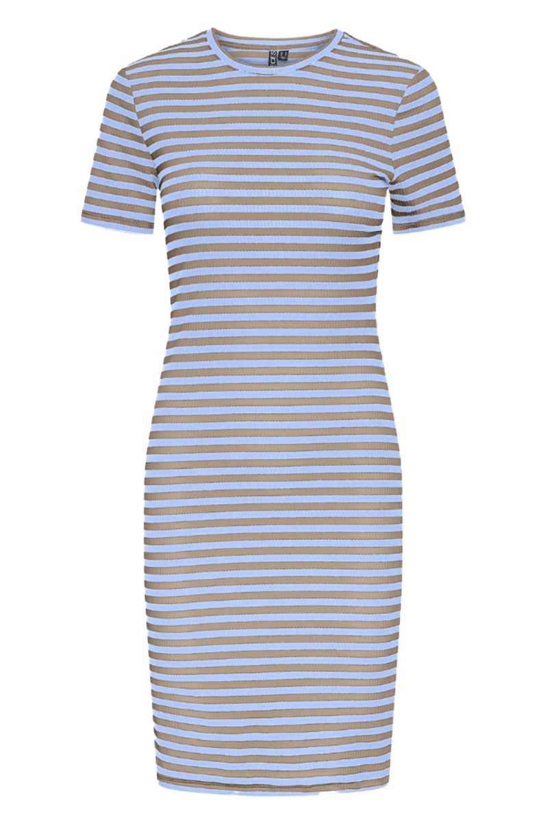 Pieces - Kjole - PC Ruka Ss Dress - Hydrangea