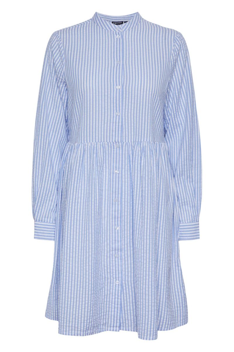 Pieces - Kjole - PC Sally LS Dress - Hydrangea