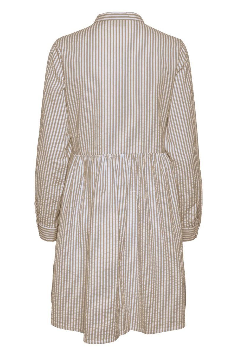 Pieces - Kjole - PC - Sally LS Dress - Nomad