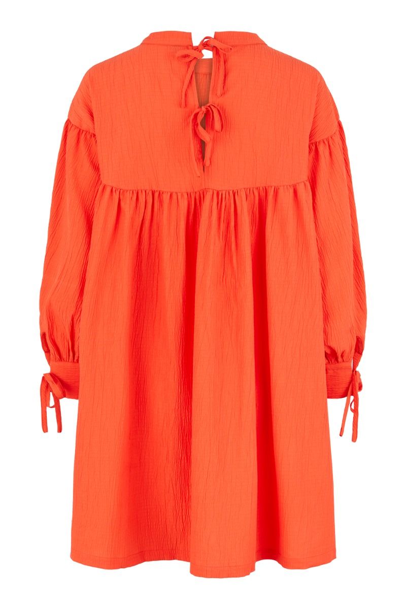 Pieces - Kjoler - PC Sille Dress - Cherry Tomato