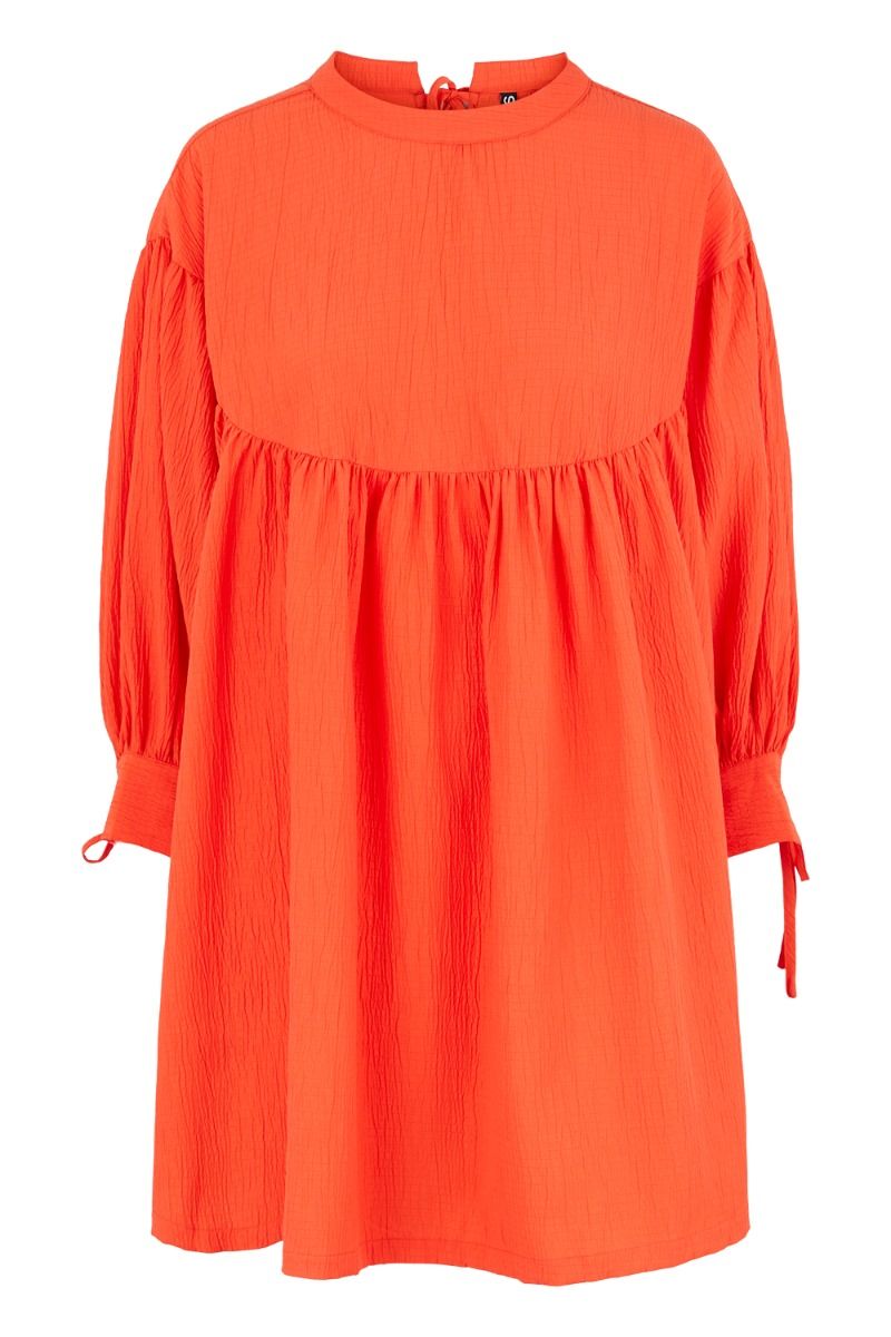 Pieces - Kjoler - PC Sille Dress - Cherry Tomato