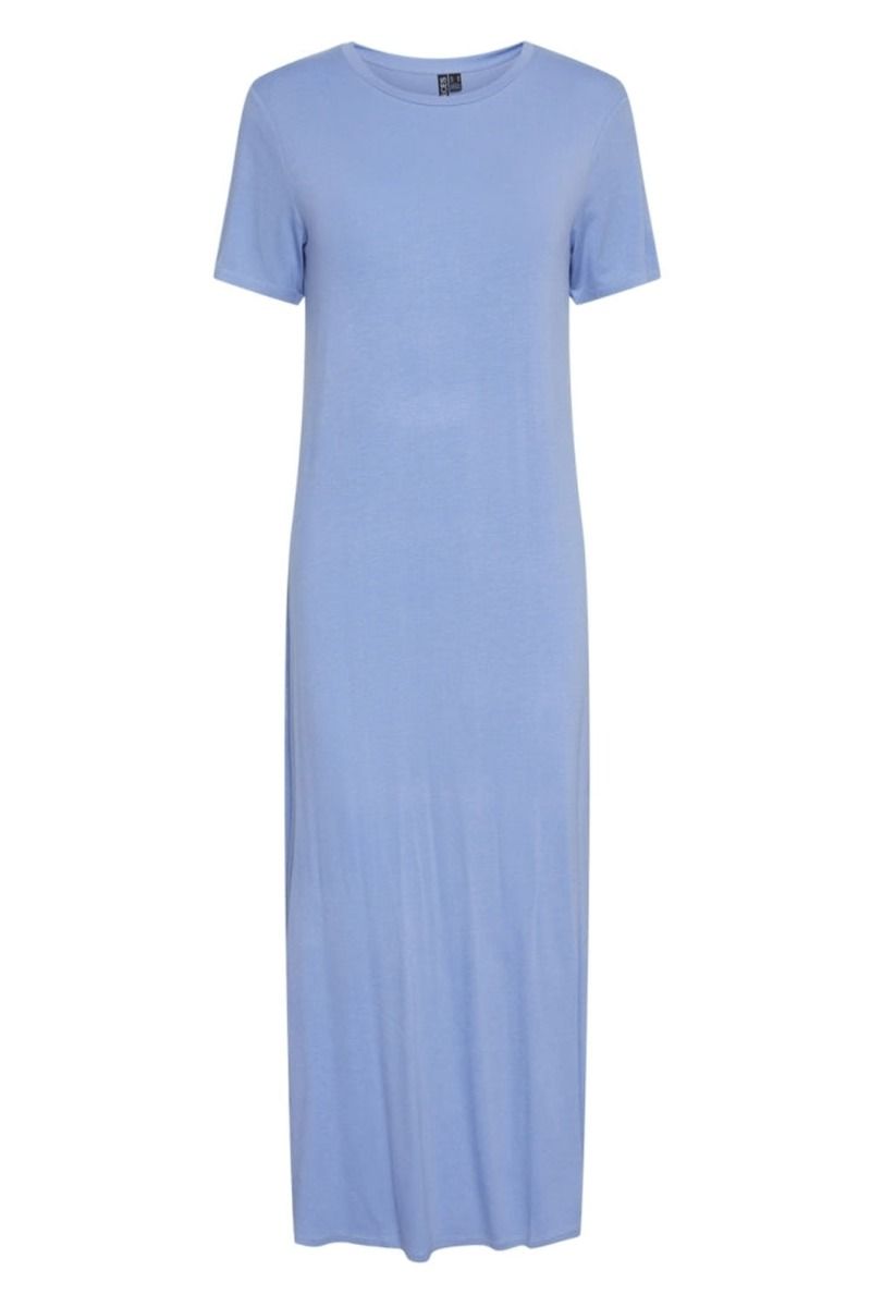 Pieces - Kjole - PC Sofia SS T-Shirt Maxi Dress - Hydrangea