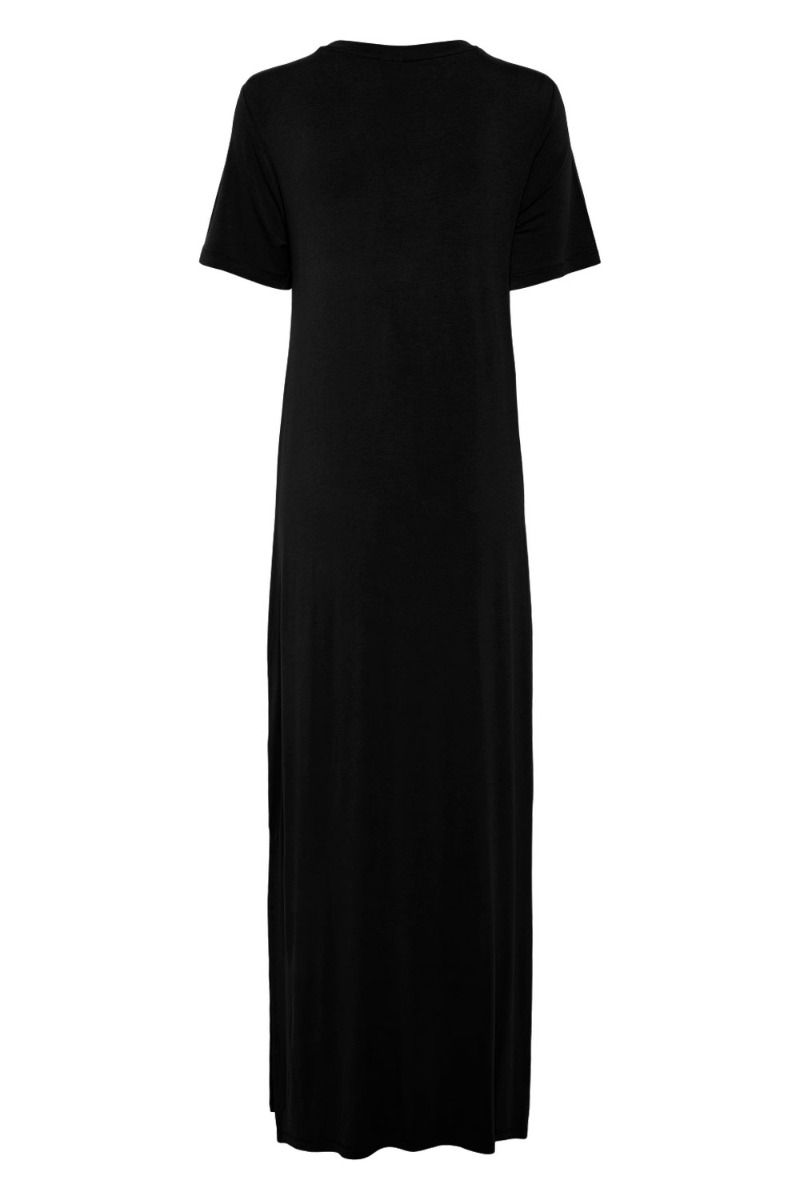 Pieces - Kjole - PC Sofia SS T-Shirt Maxi Dress - Black