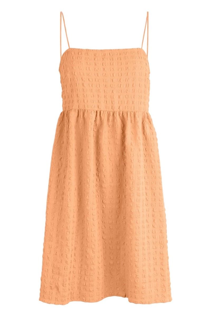 Pieces - Kjole - PC Solo Strap Dress - Peach Cobbler