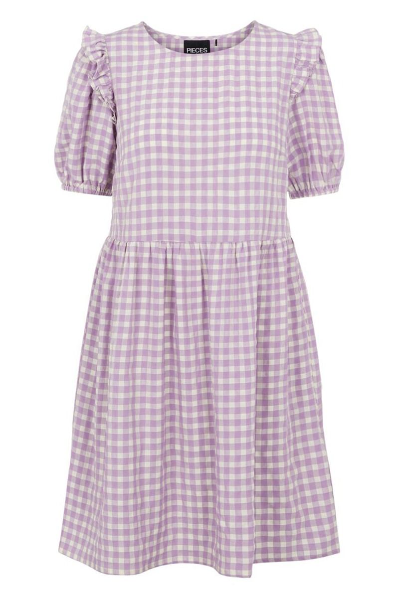 Pieces - Kjole - Vilja SS Dress - Dahlia Purple
