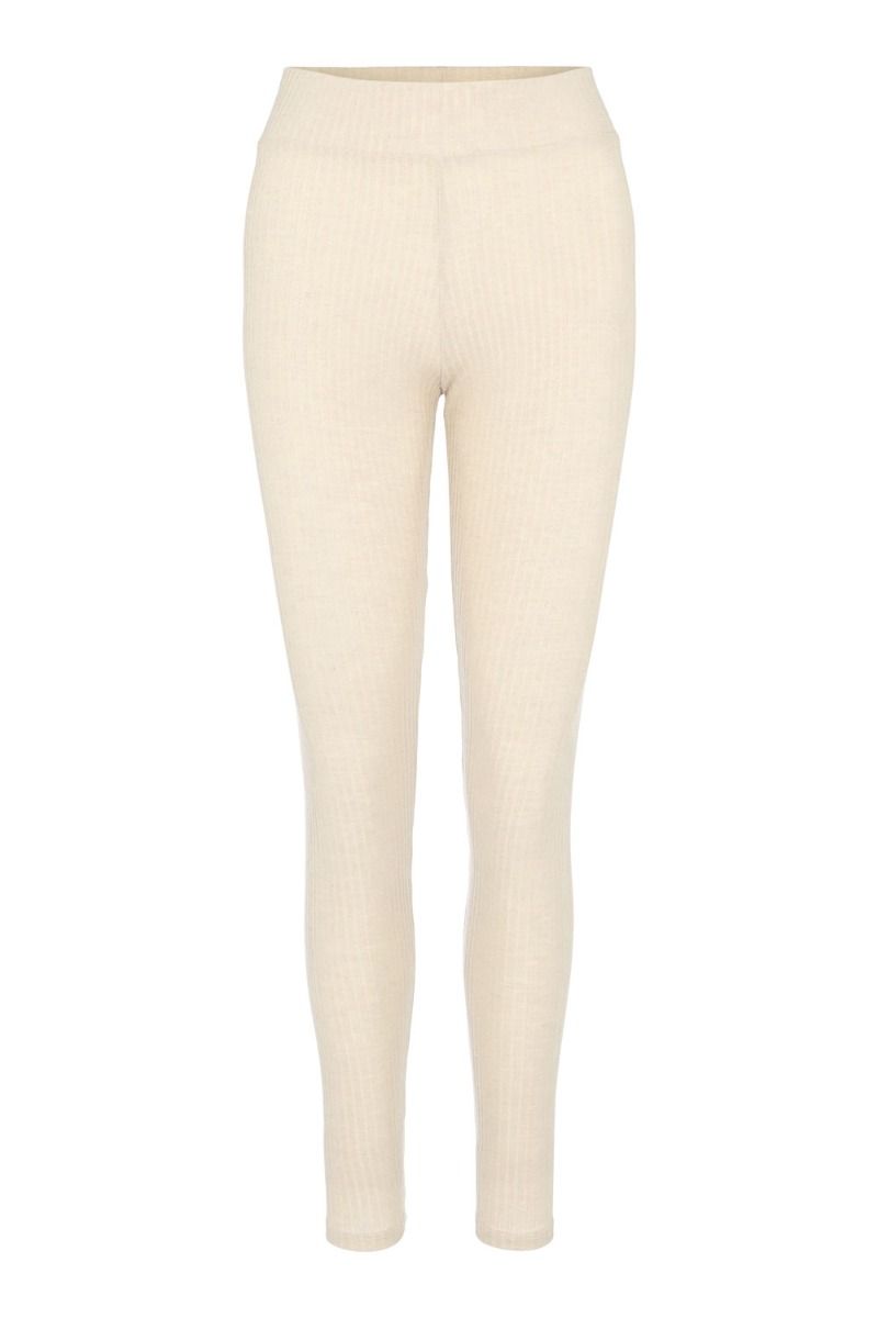 Pieces - Leggings - PC Ribbi HW Leggings - Birch