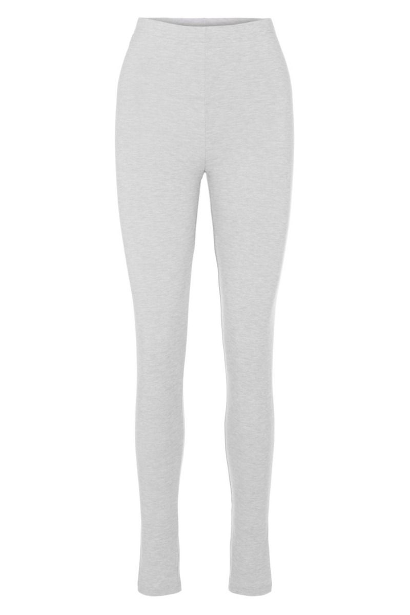 Pieces - Leggings - PC Sunday HW Leggings - Light Grey Melange