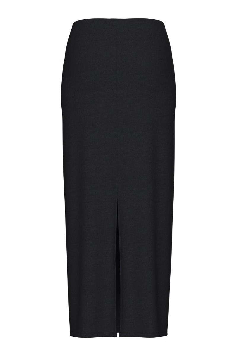 Pieces - Nederdel - Naya HW Ankle Skirt - Black