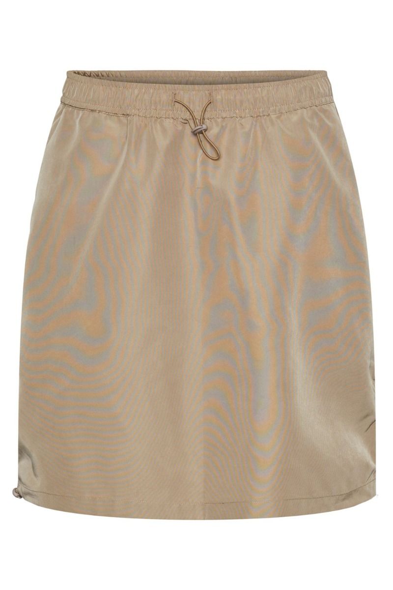 Pieces - Nederdel - PC Alina HW Short Skirt - Irish Cream