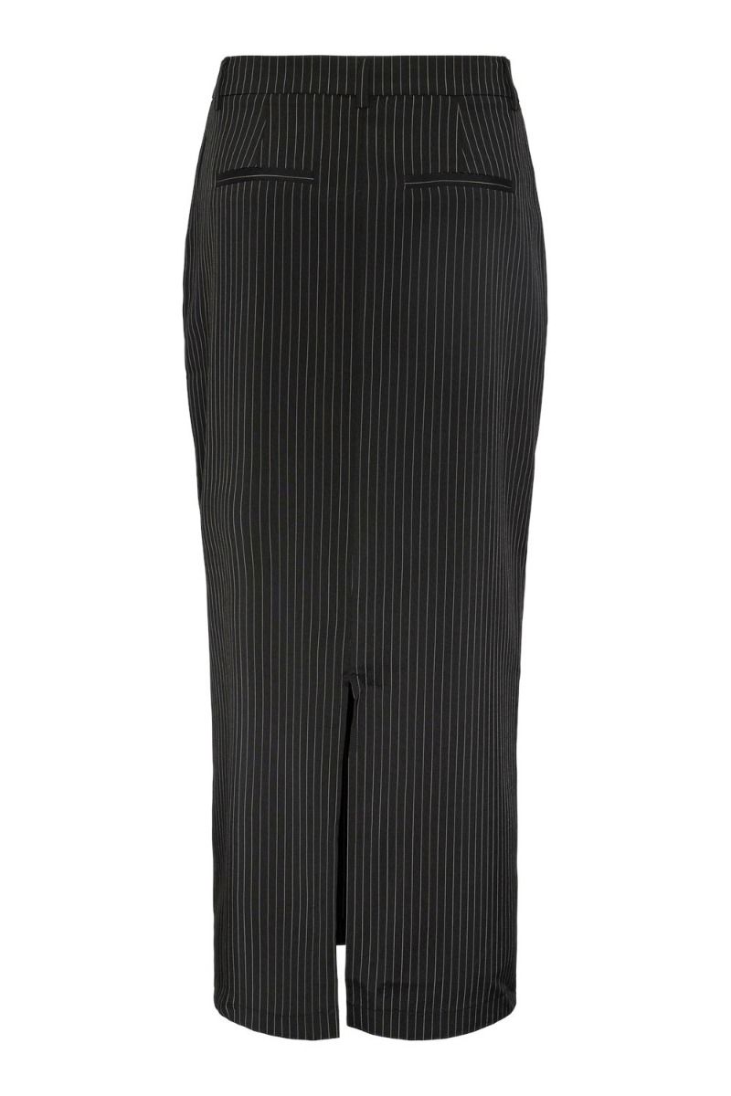 Pieces - Nederdel - Pc Didi Hw Ankle Skirt - D2D Black