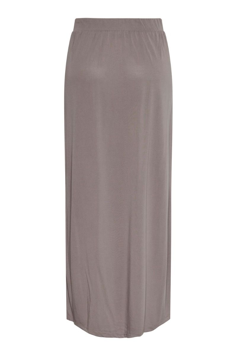 Pieces - Nederdel - PC Anora HW Ankle Skirt - Coca Mocha