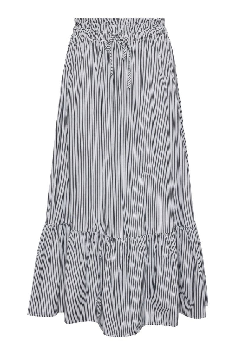 Pieces - Nederdel - PC Holly MW Ankle Skirt - Magnet