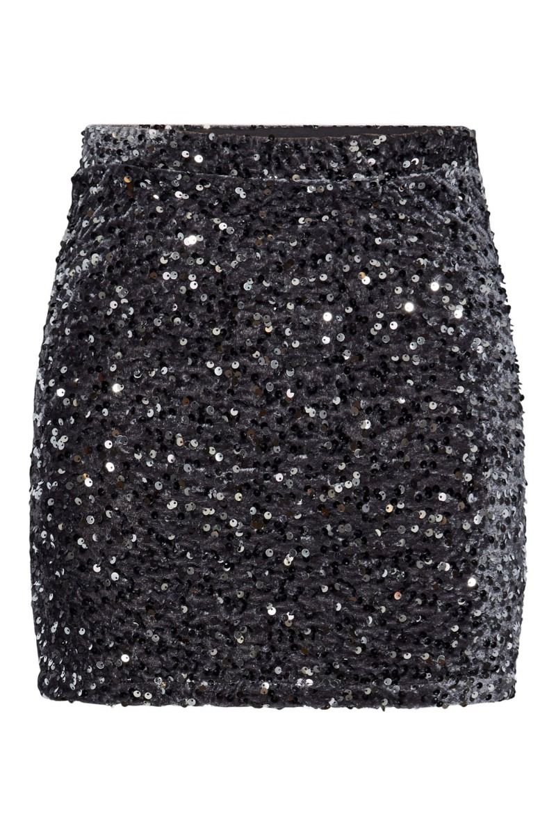 Pieces - Nederdel - PC Kam HW New Short Skirt - Magnet