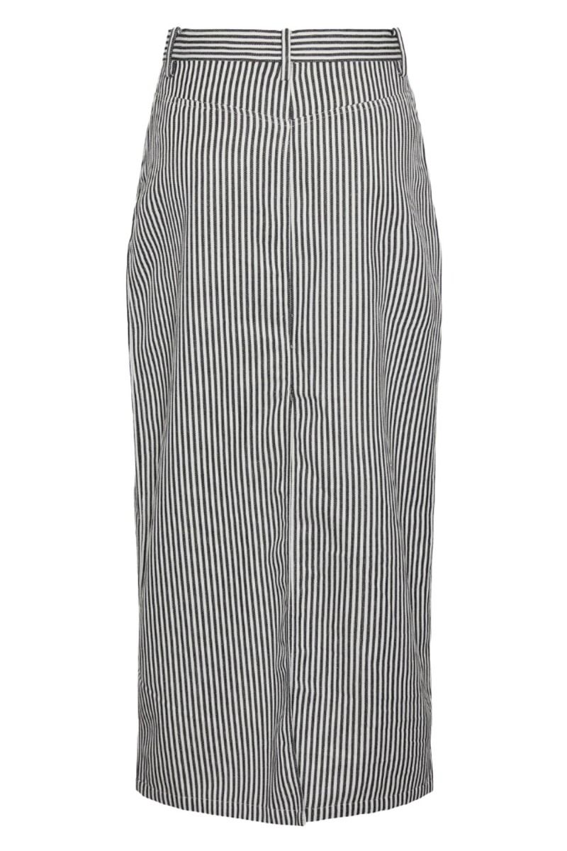 Pieces - Nederdel - PC Macy HW Maxi Skirt - Cloud Cream