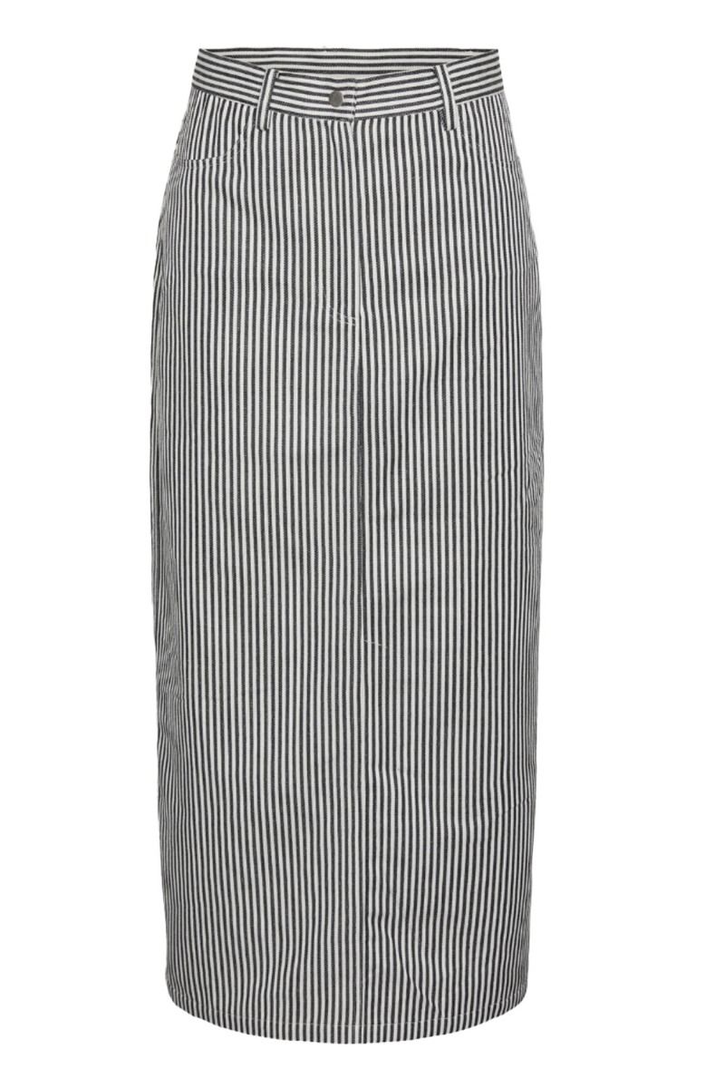 Pieces - Nederdel - PC Macy HW Maxi Skirt - Cloud Cream