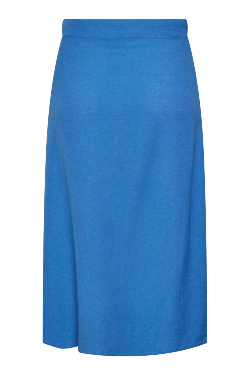 Pieces - Nederdel - PC Milano HW Midi Skirt - Marina