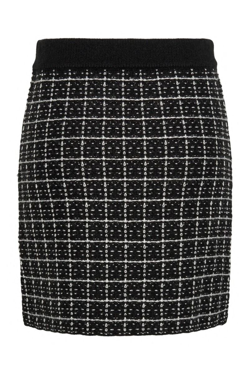 Pieces - Nederdel - Nilja Hw Knit Skirt - Black