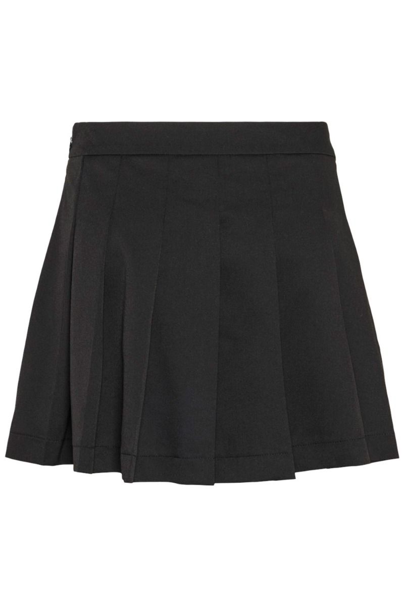 Pieces - Nederdel - PC Gala Mw Mini Plisse Skirt D2D - Jit Black