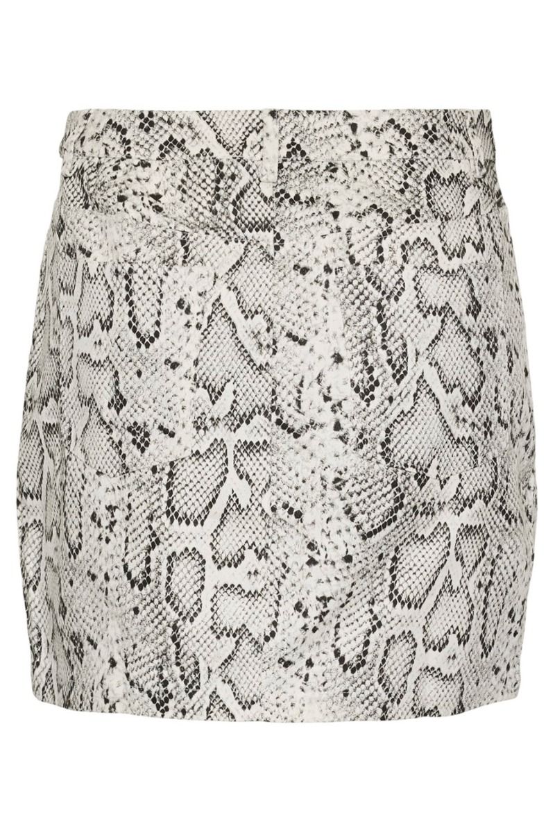 Pieces - Nederdel - Pc Jessica Mw Short Skirt D2D - Jit Bright White
