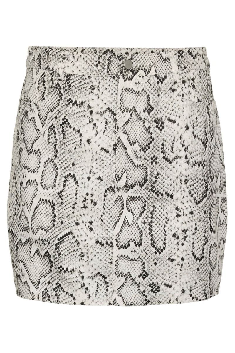 Pieces - Nederdel - Pc Jessica Mw Short Skirt D2D - Jit Bright White