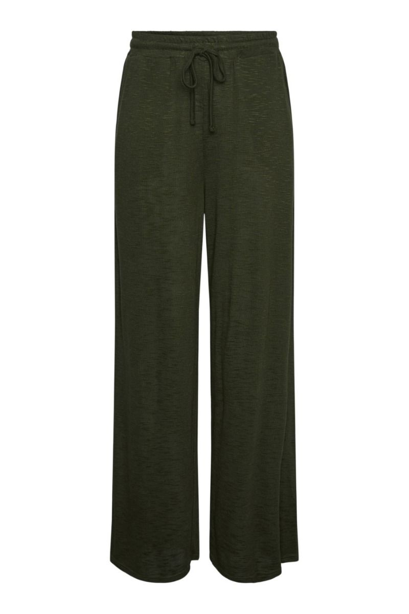 Pieces - Bukser - PC Nollie HW Pants - Duffel Bag