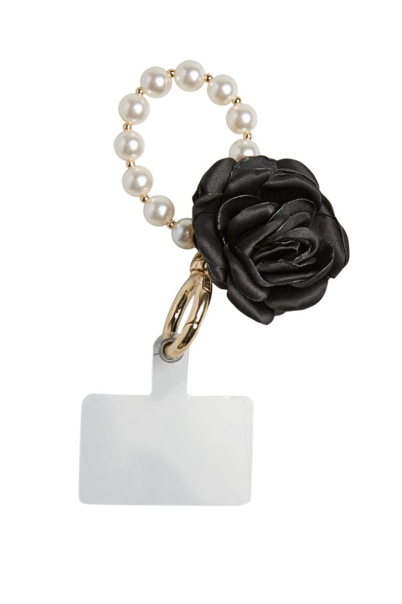 Pieces - Vedhæng - PC Sally Multi Keyhanger - Gold Colour/Black Rose