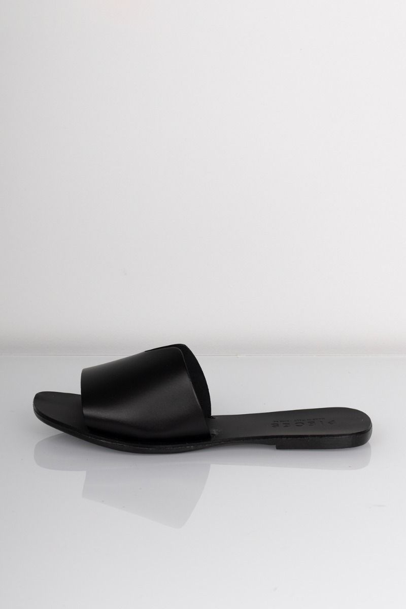 Pieces - Sandal - Nora Leather Sandal - Black