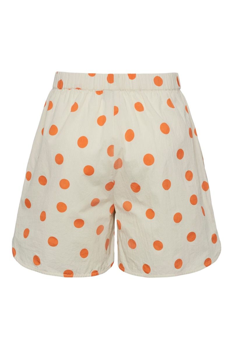 Pieces - Shorts - PC Addi HW Shorts - Cloud Cream/Orange