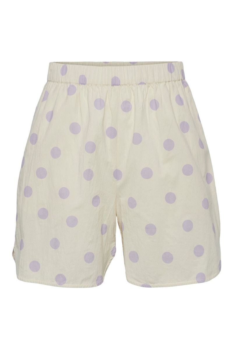 Pieces - Shorts - PC Addi HW Shorts - Cloud Cream/Purple