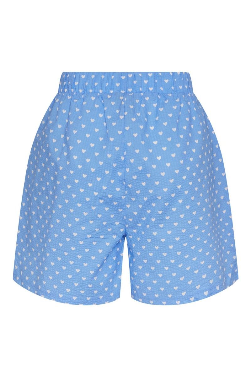 Pieces - Shorts - PC Heart HW Shorts - Cornflower Blue