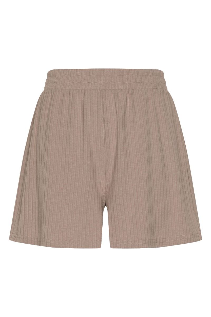 Pieces - Shorts - PC Kylie Hw Shorts - Silver Mink