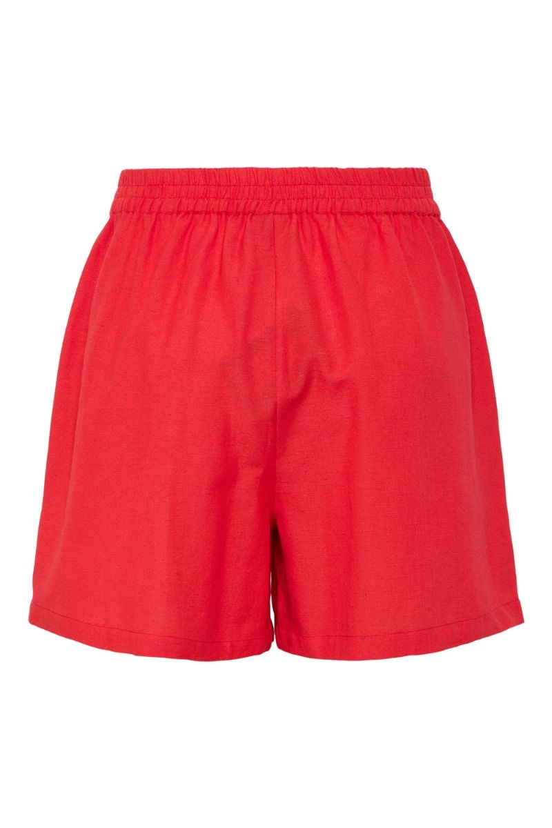Pieces - Shorts - PC Milano Hw Shorts - Poppy Red