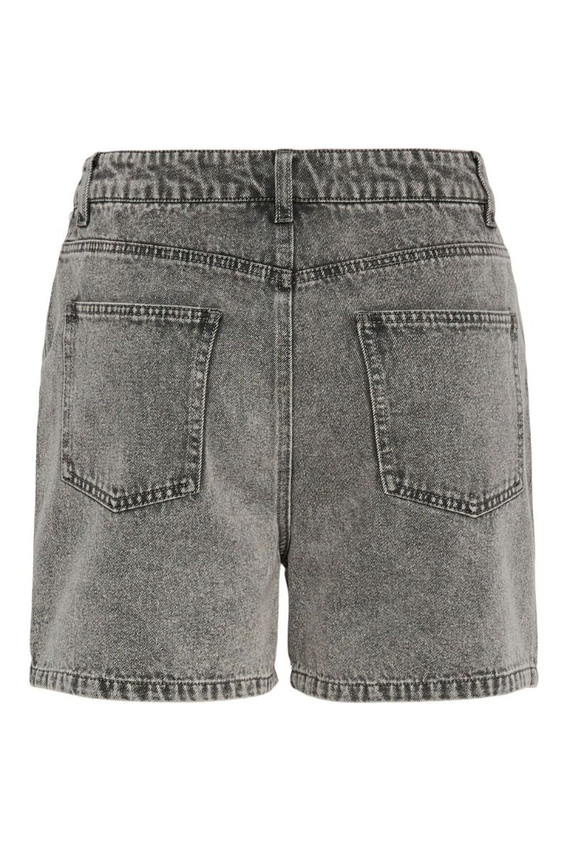 Pieces - Shorts - PC Abbi MW Shorts MW Shorts - Light Grey Denim