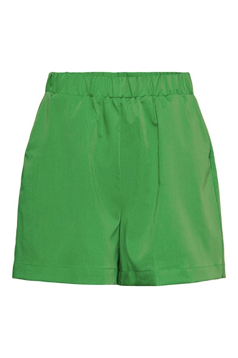 Pieces - Shorts - PC Abby HW Shorts - Poison Green - Ditte Estrup