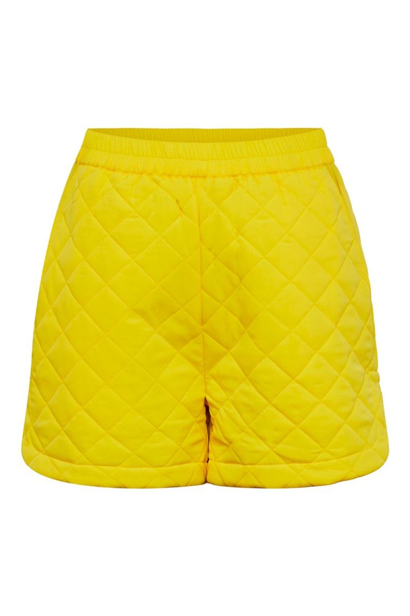 Pieces - Shorts - PC Adina HW Shorts - Golden Kiwi - Ditte Estrup 