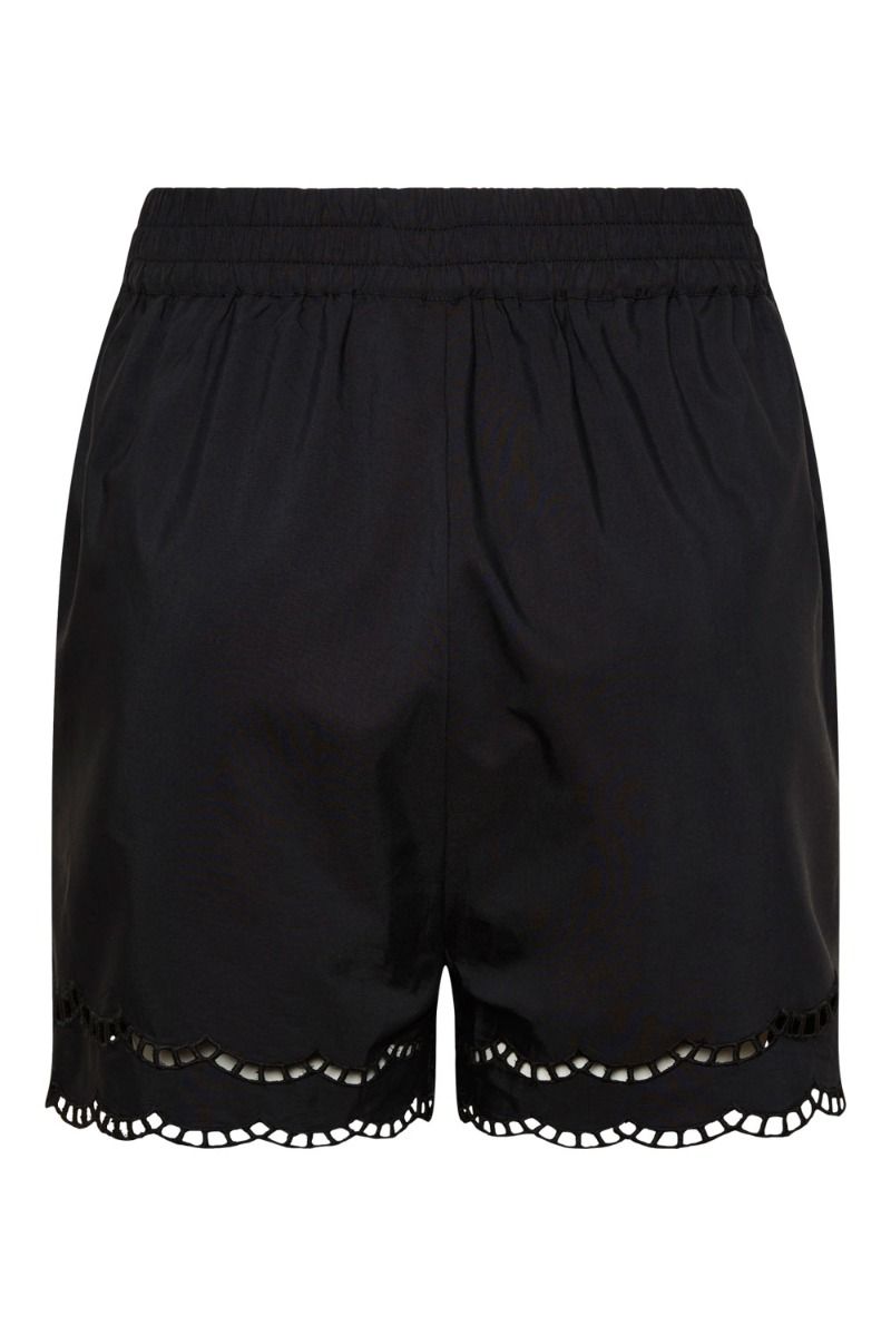 Pieces - Shorts - PC Sara MW Shorts Camp - Black